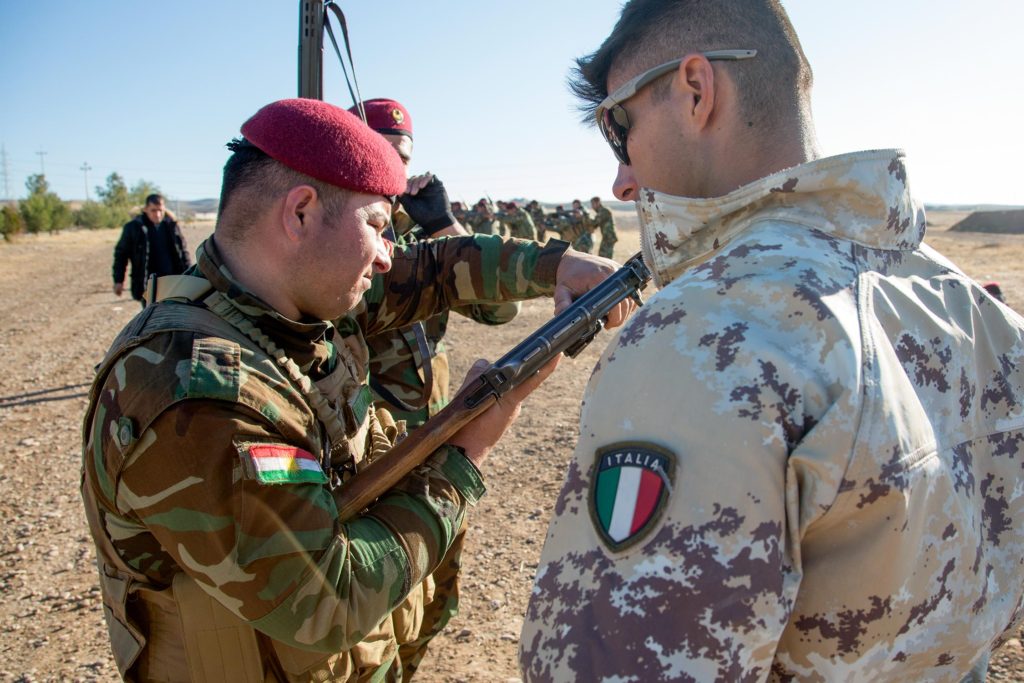 Italy army trainer Iraq