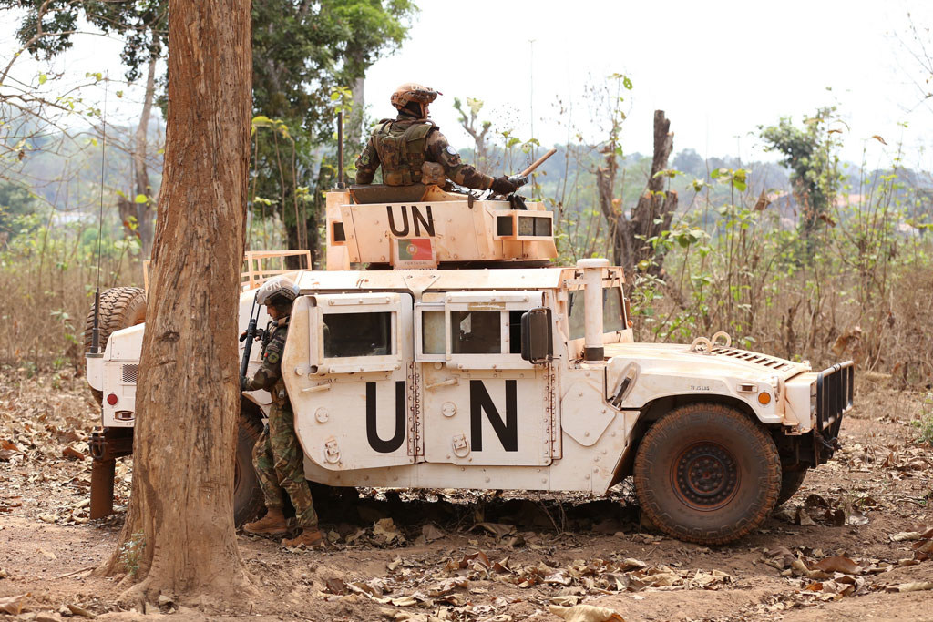 Portugal Minusca patrol Bambari