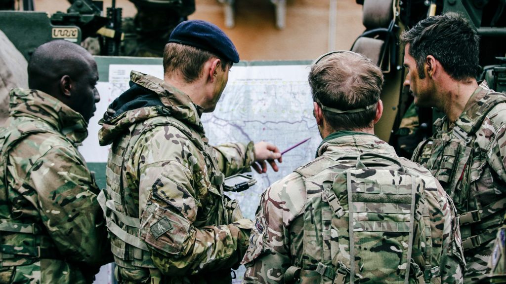Planning recon during Saber Strike 2018