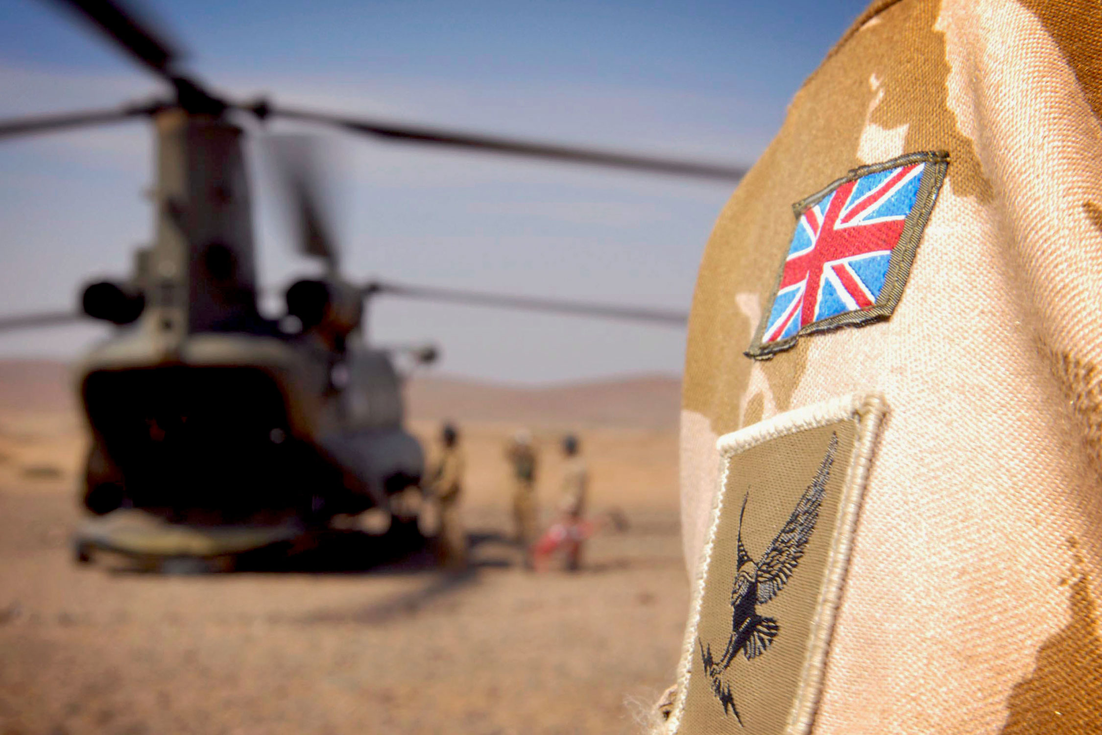 RAF Chinook helicopter