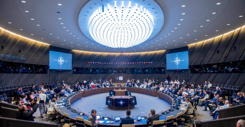 First NATO meeting in new headquarters