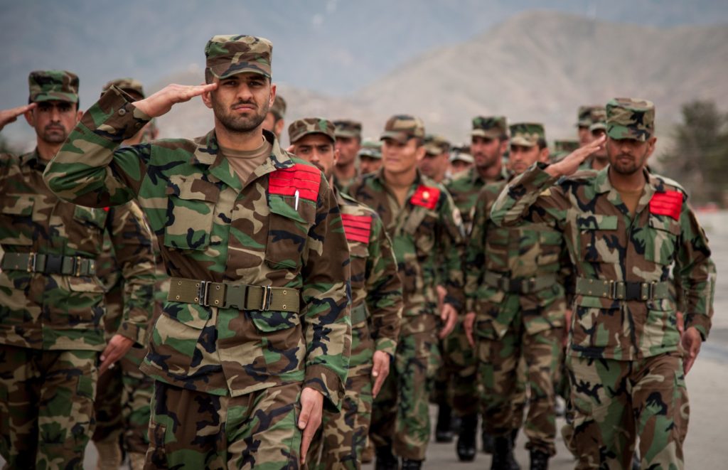 Afghan National Army (ANA) cadets