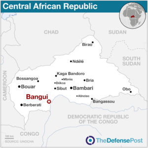 Central African Republic map