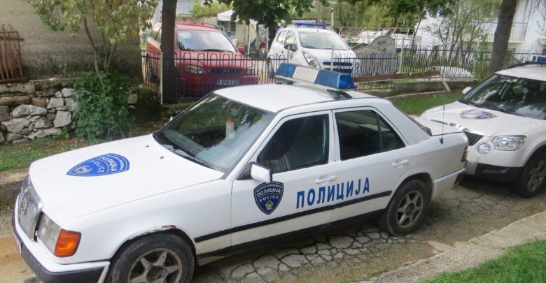 Macedonia police car