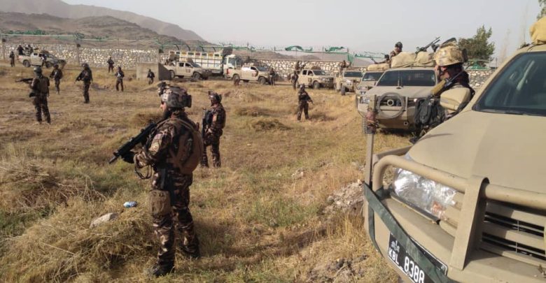 Afghanistan security forces in Ghazni