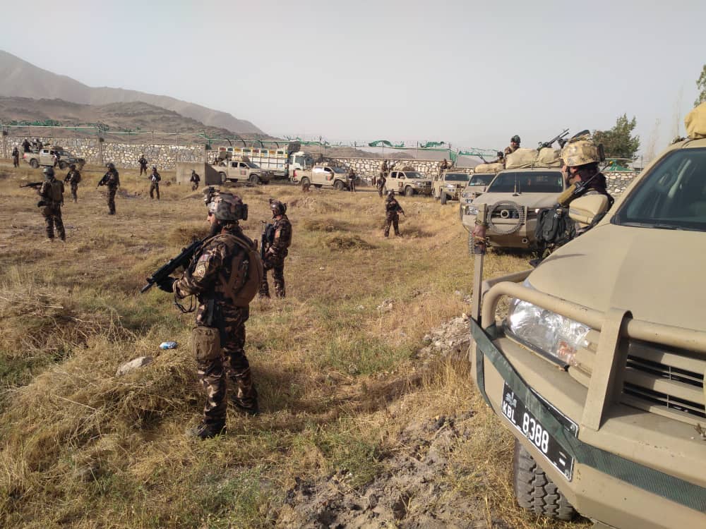 Afghanistan security forces in Ghazni