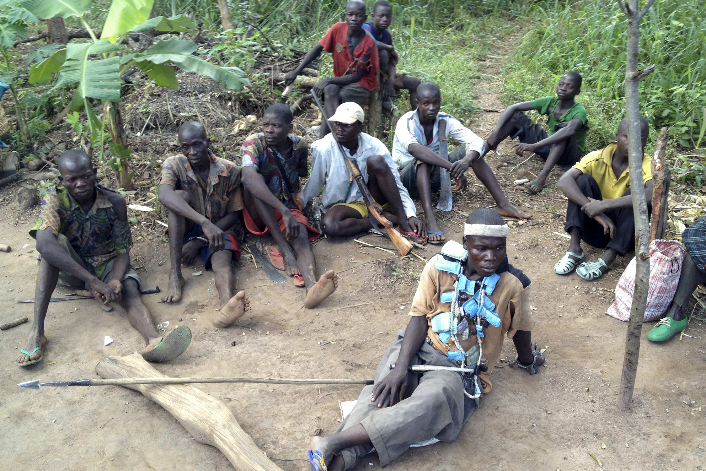Anti-balaka militia members