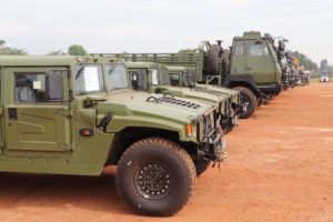 China donates vehicles to CAR's military