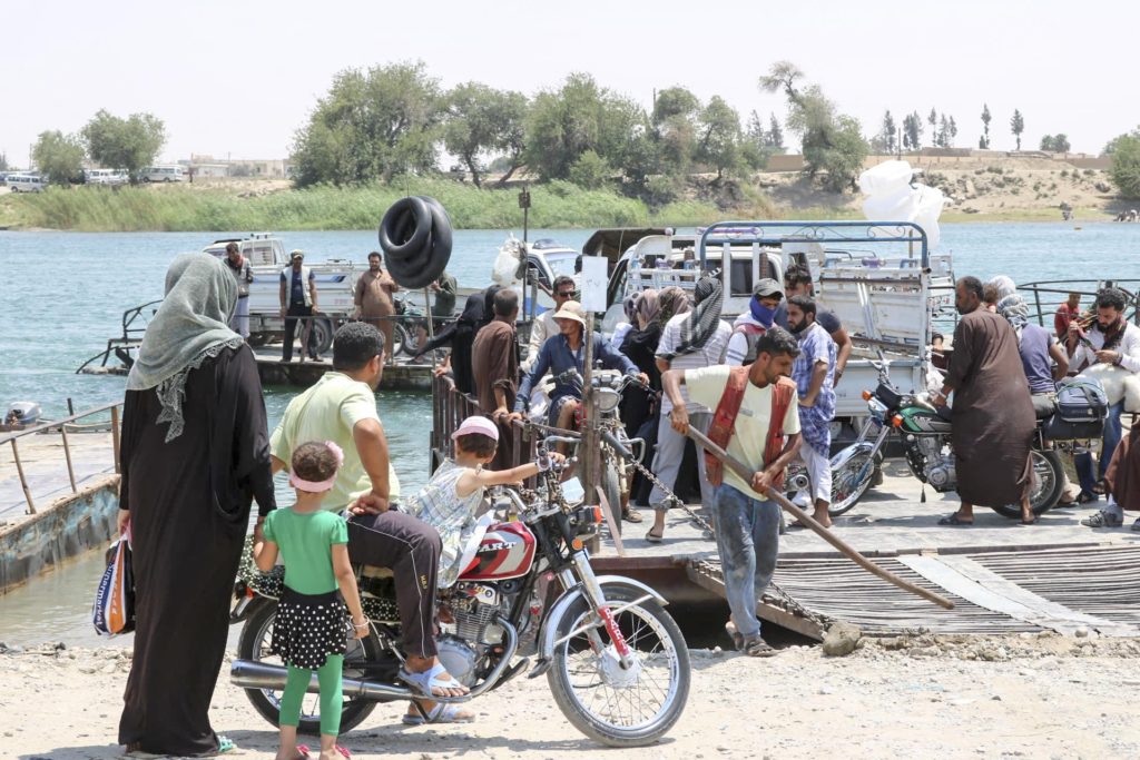 Raqqa, Syria Euphrates crossing
