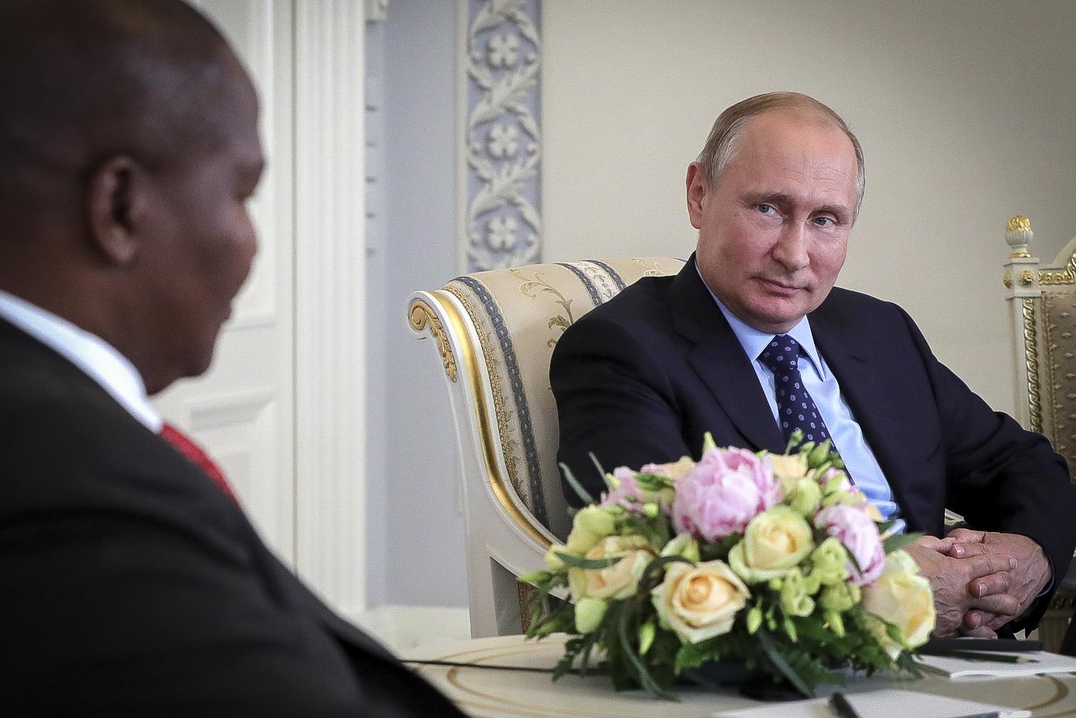 Touadera meets Putin