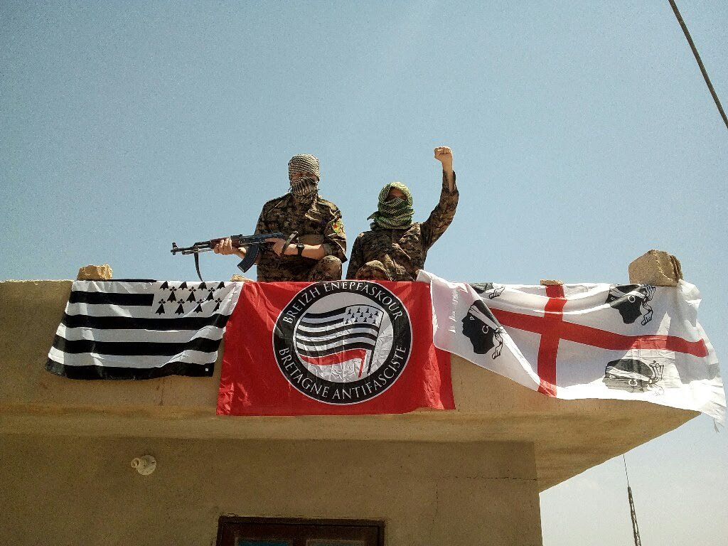 Brittany and Sardinia foreign fighters YPG Syria