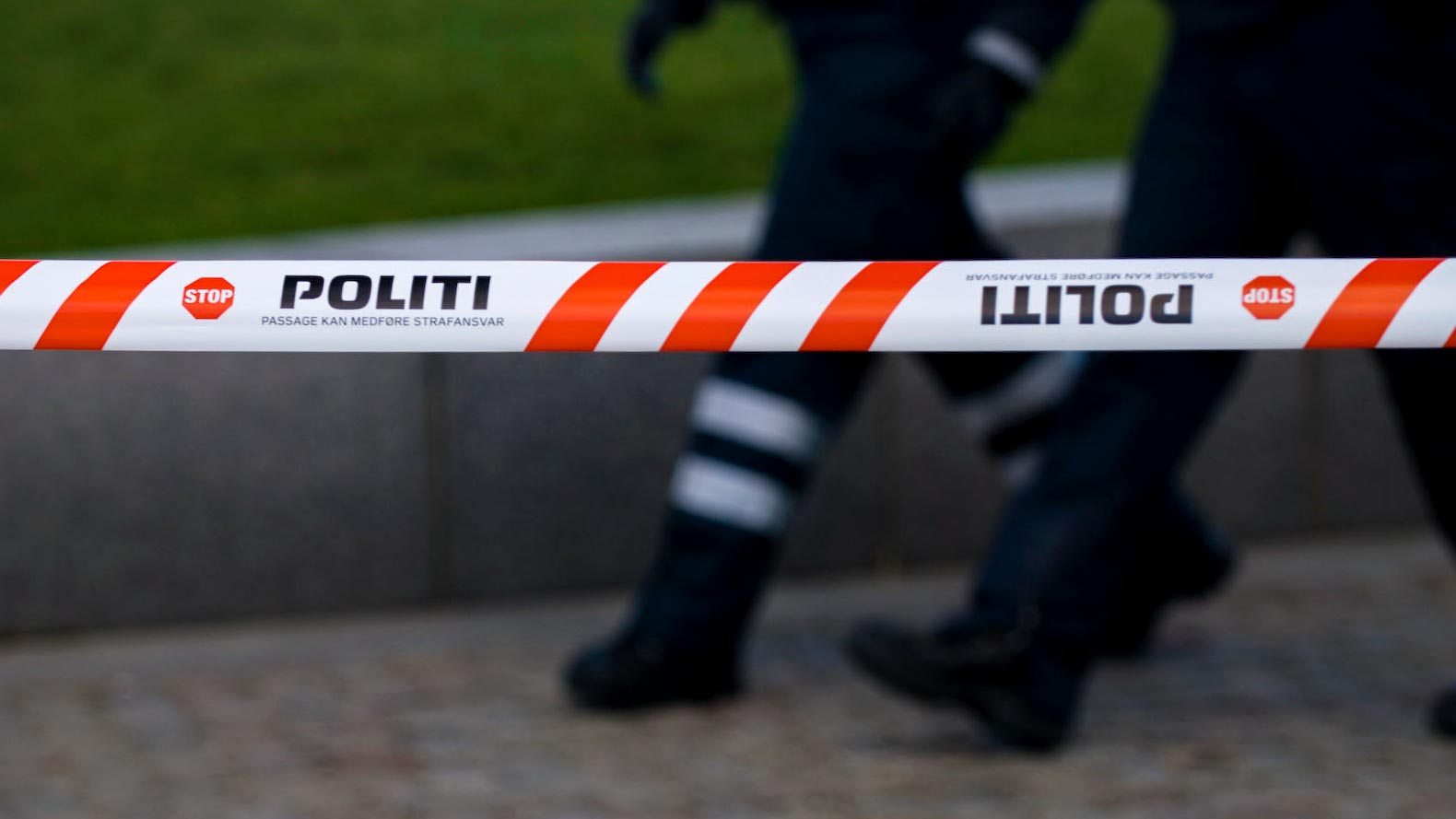 Denmark police tape