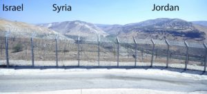 Israel-Syria-Jordan border