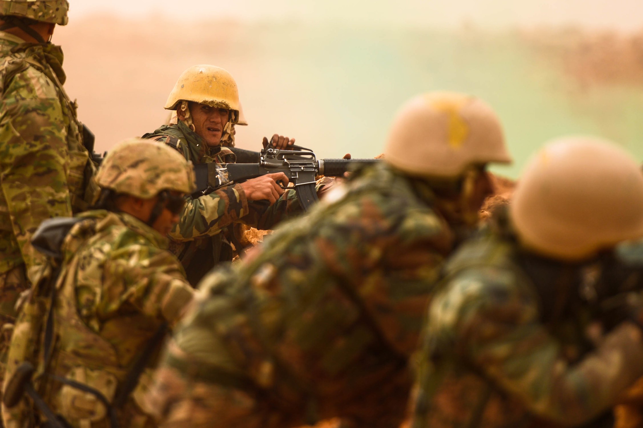 Jordan border security training