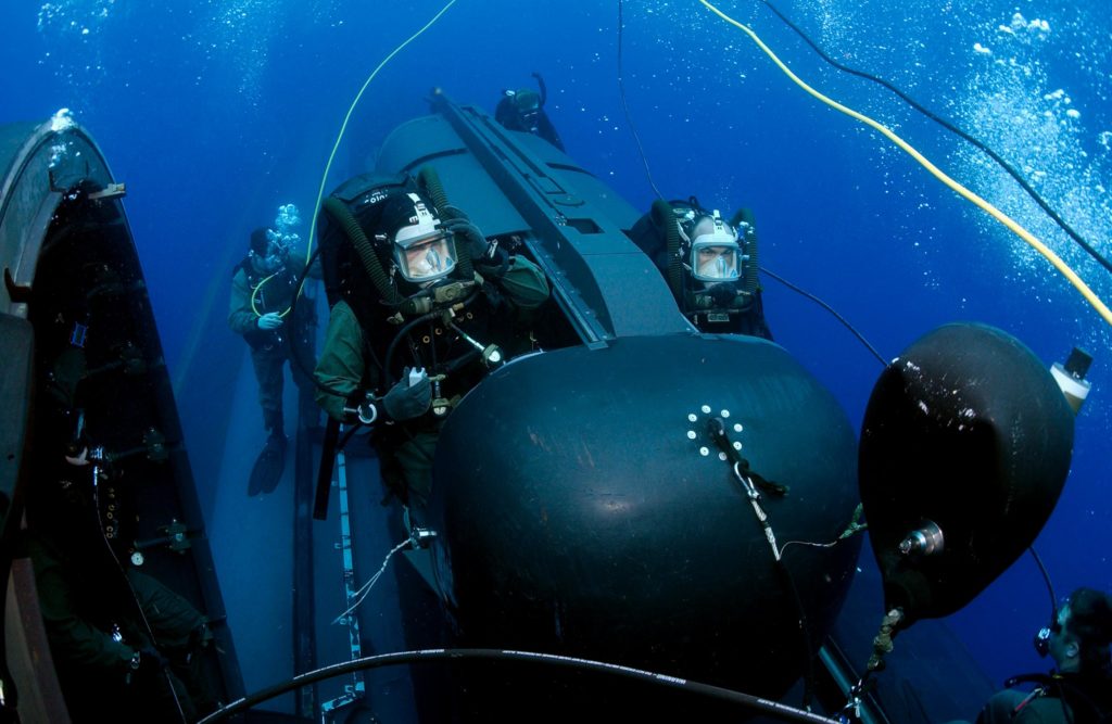 SEAL Delivery Vehicle (SDV) mini-submarine