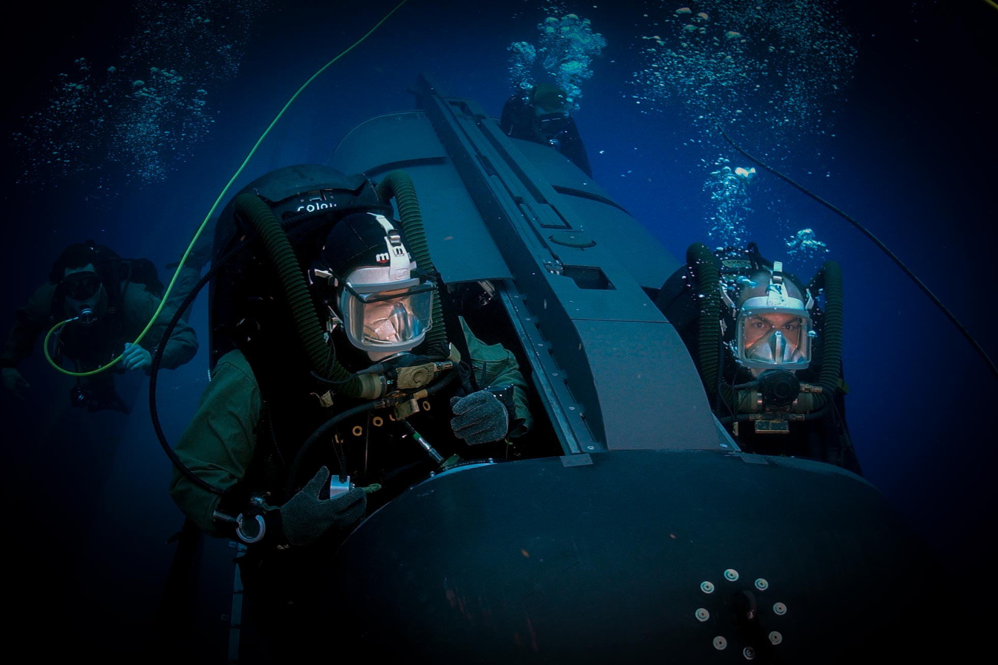 SEAL Delivery Vehicle (SDV) mini-submarine