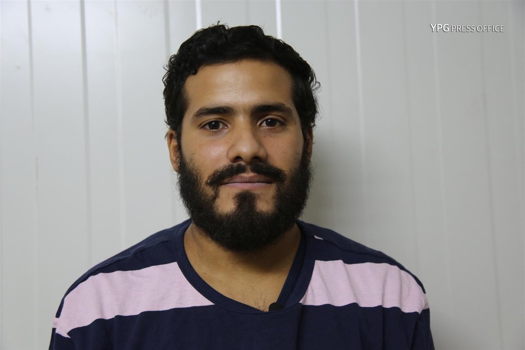 ISIS member Samir Bogana captured by the YPG in Syria