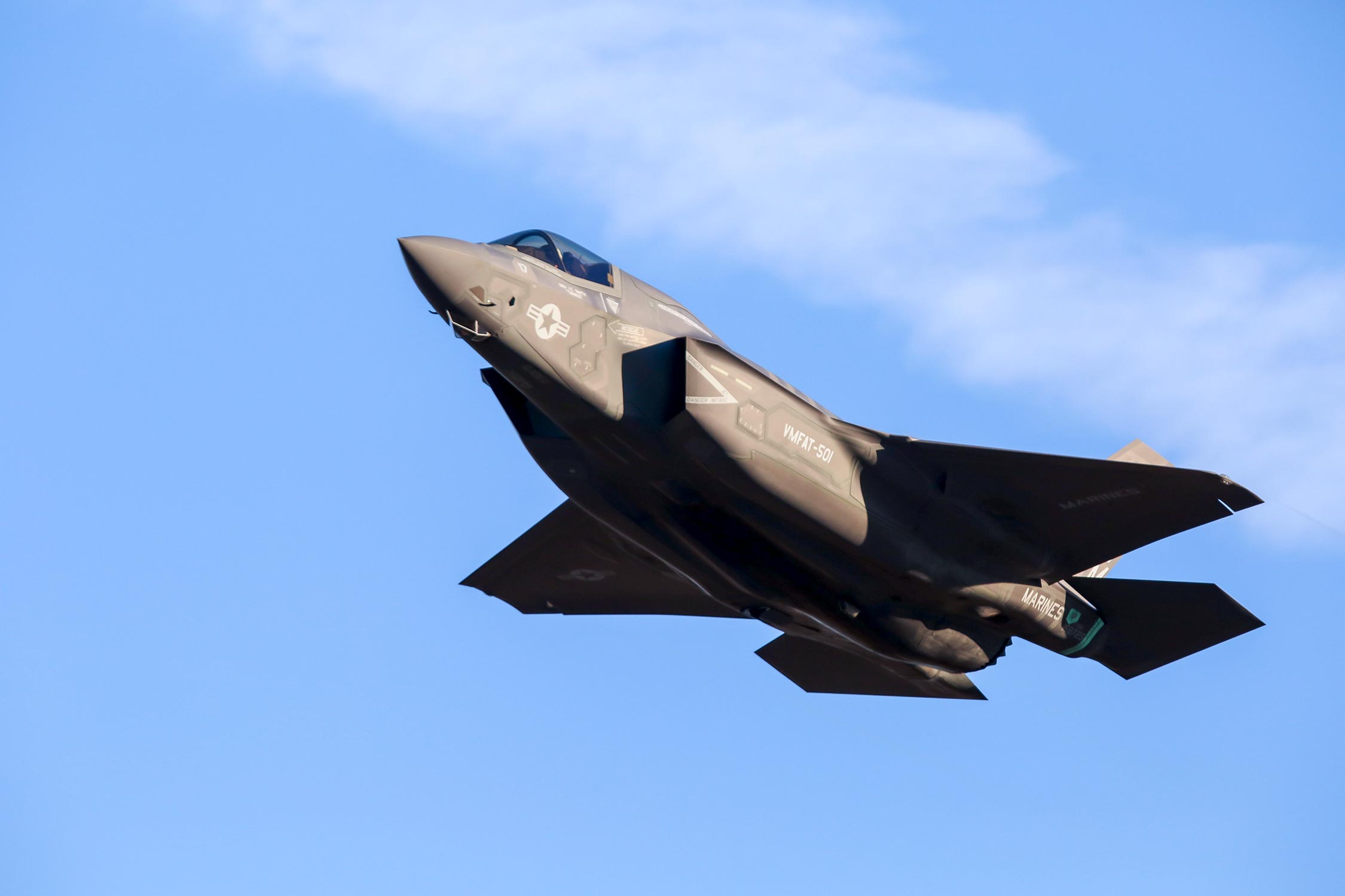 US Marine Corps F-35B takes off