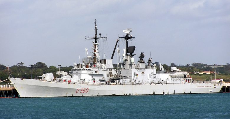 Italian Navy Durand de la Penne class destroyer (D560) built by Fincantieri