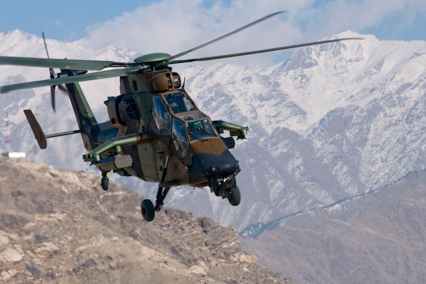 French Army Tigre helicopter