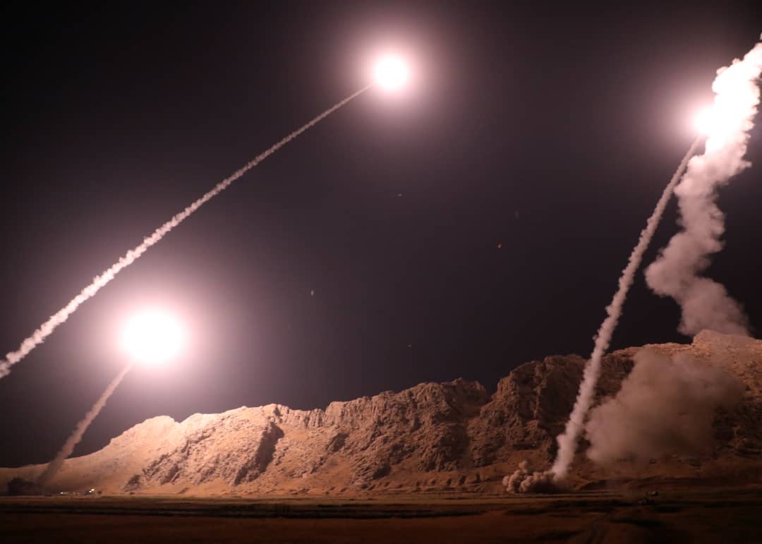 Iran's IRGC fired ballistic missiles at Syria