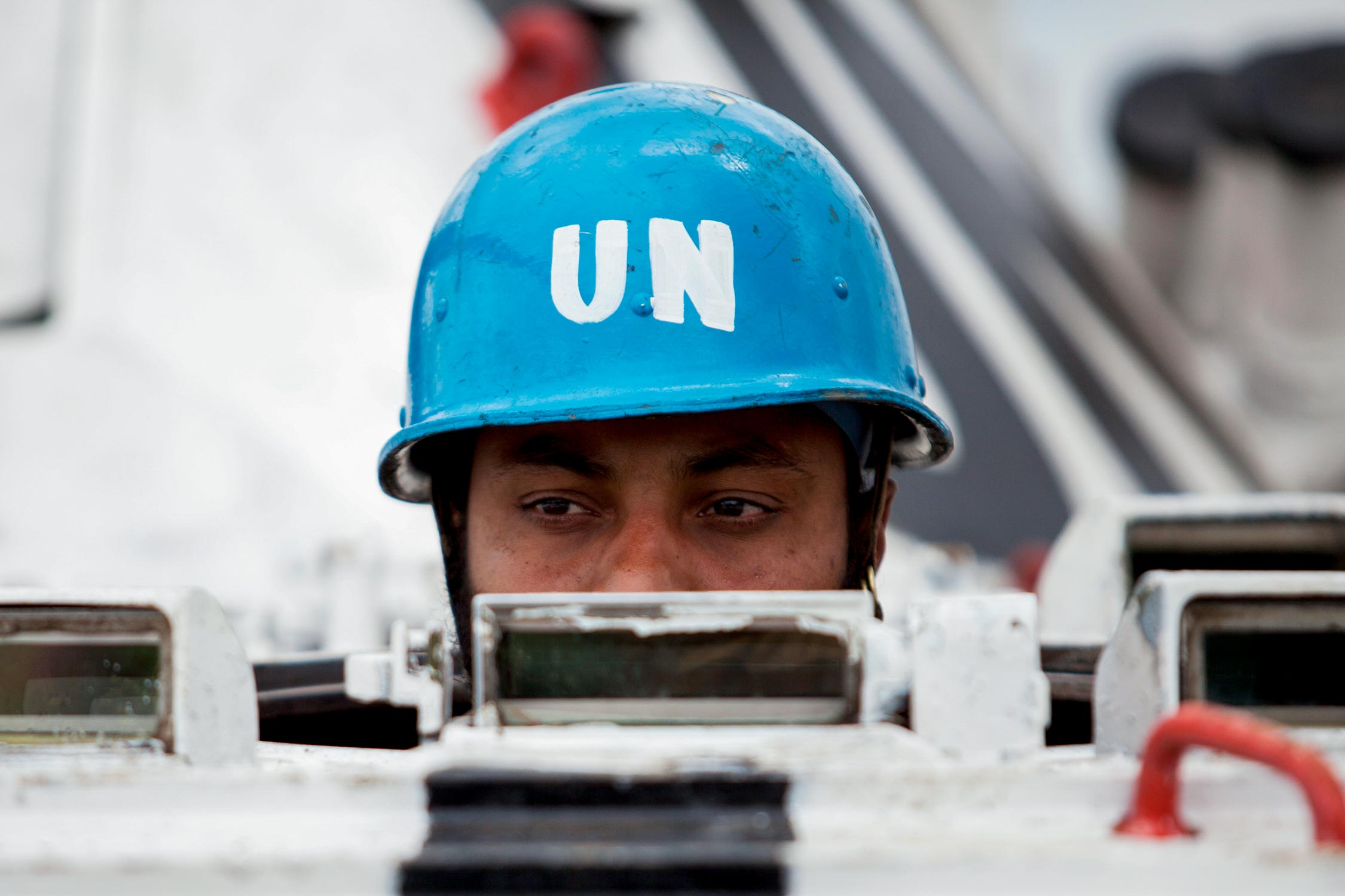 UN MONUSCO peacekeeper in Democratic Republic of Congo