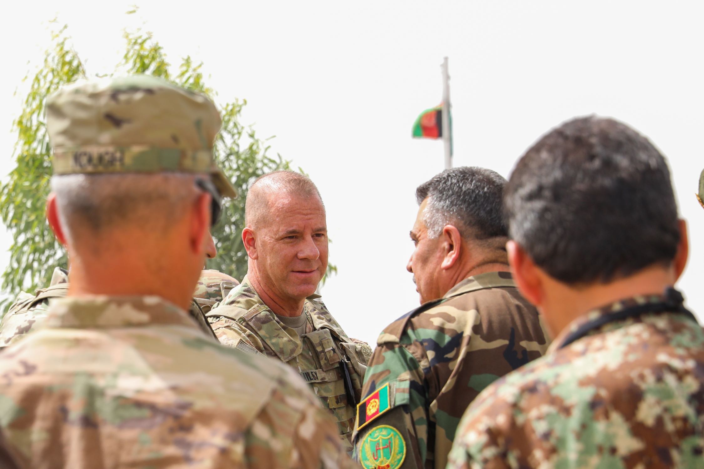 U.S. Army Brig. Gen. Jeffrey Smiley in Kandahar, Afghanistan