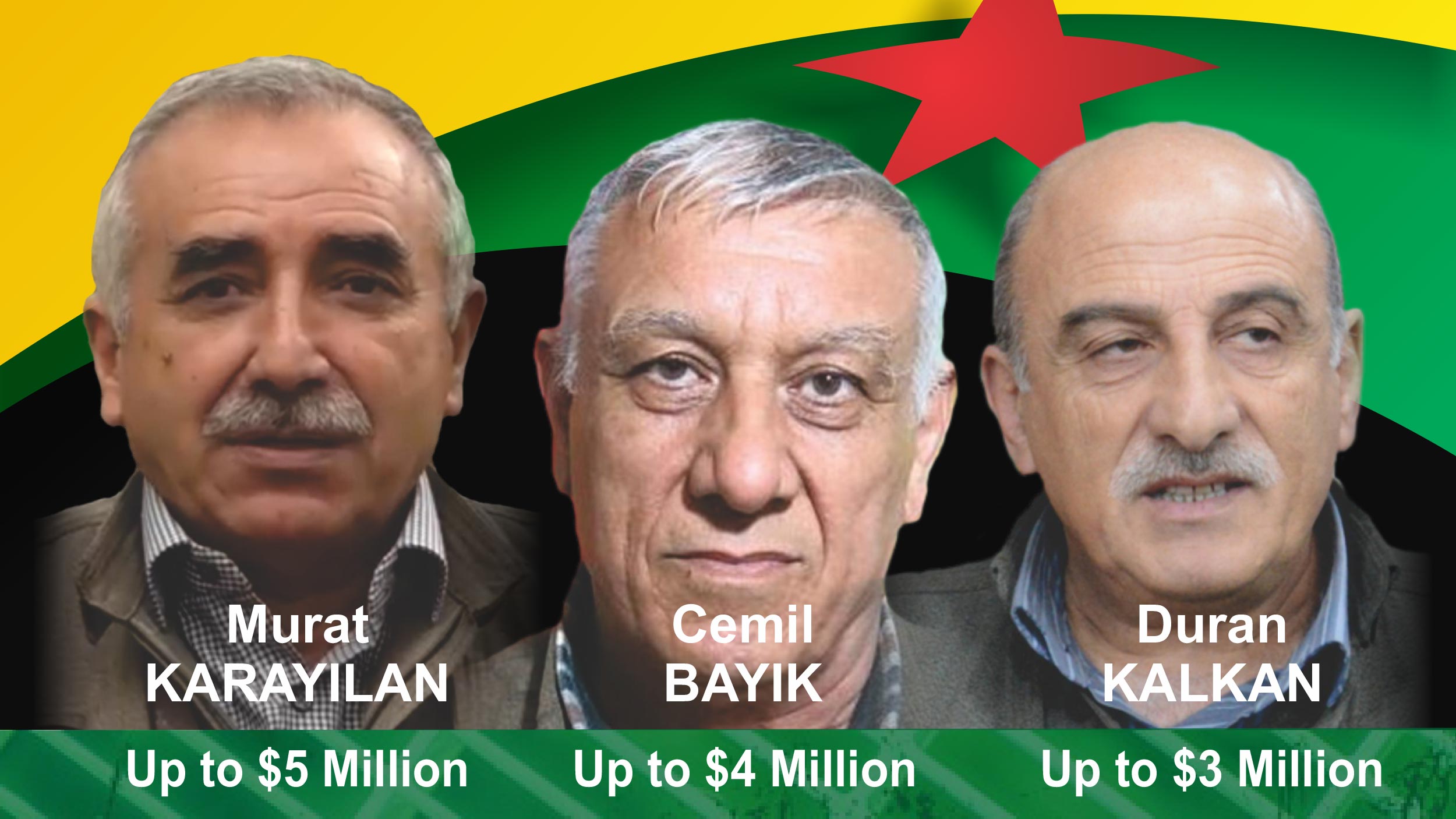 US offers rewards for information on senior PKK leaders