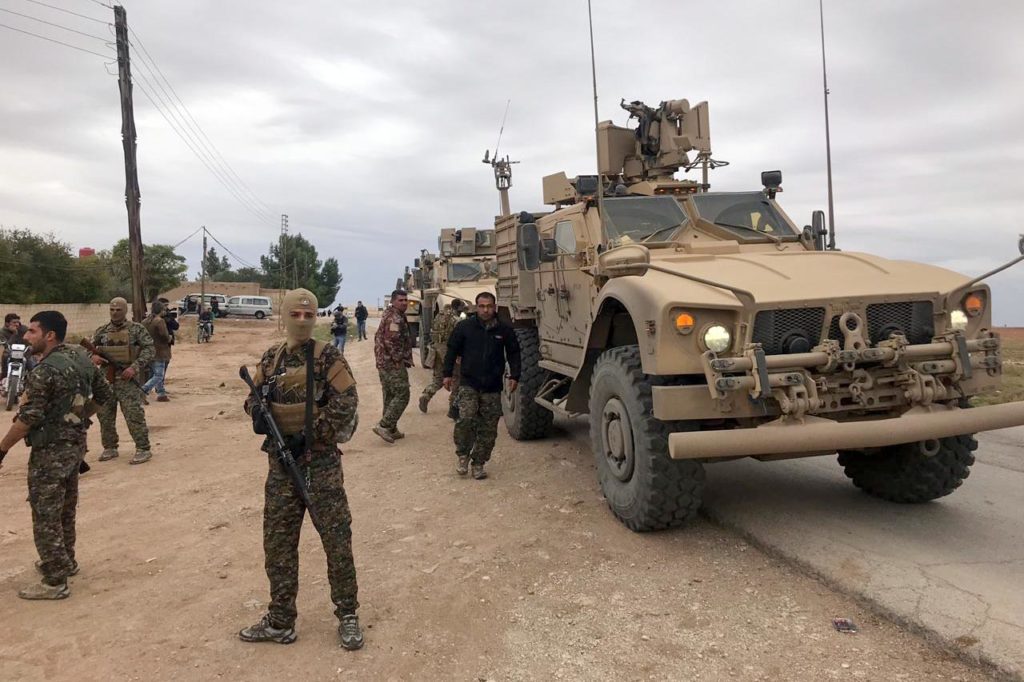 US forces patrol northern Syria