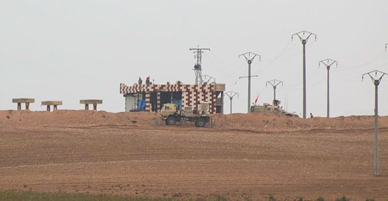 US observation post, Tel Abyad, Syria