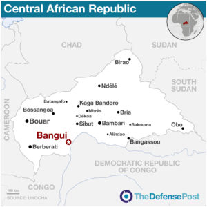 Central African Republic map