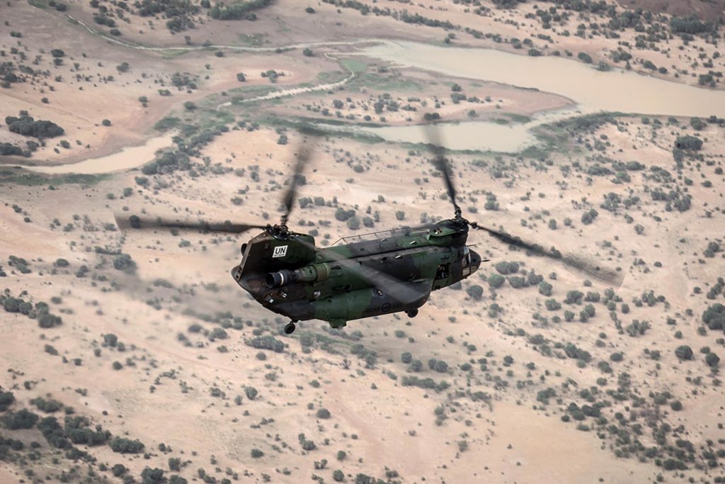 Canada CH-147F Chinook helicopter Mali