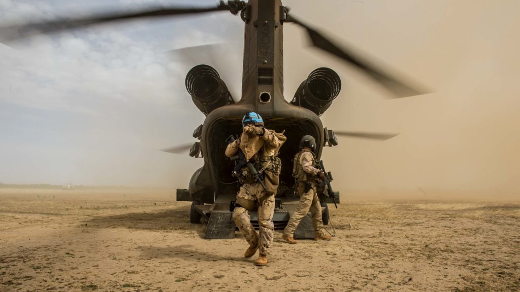 Canada CH-147F Chinook helicopter Mali