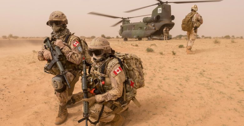 Canada CH-147F Chinook helicopter Mali