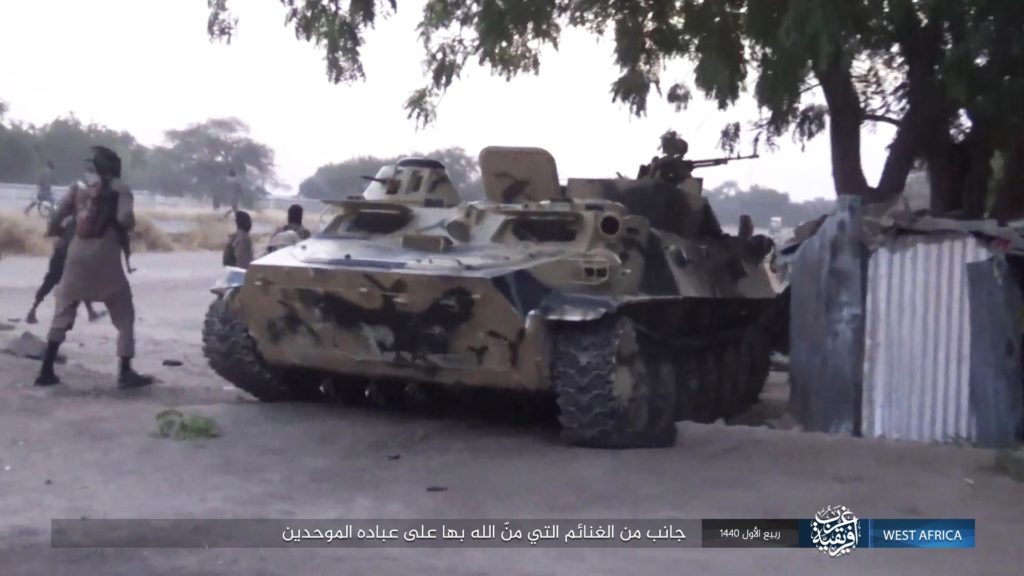 ISWA captures an MT-LB APC in Kareto