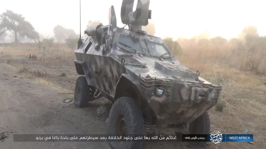 ISWA captures Otokar Cobra APC in Baga
