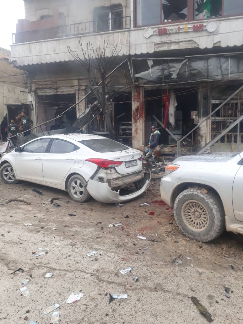 A suicide bomb attack was reported in the Syrian city of Manbij