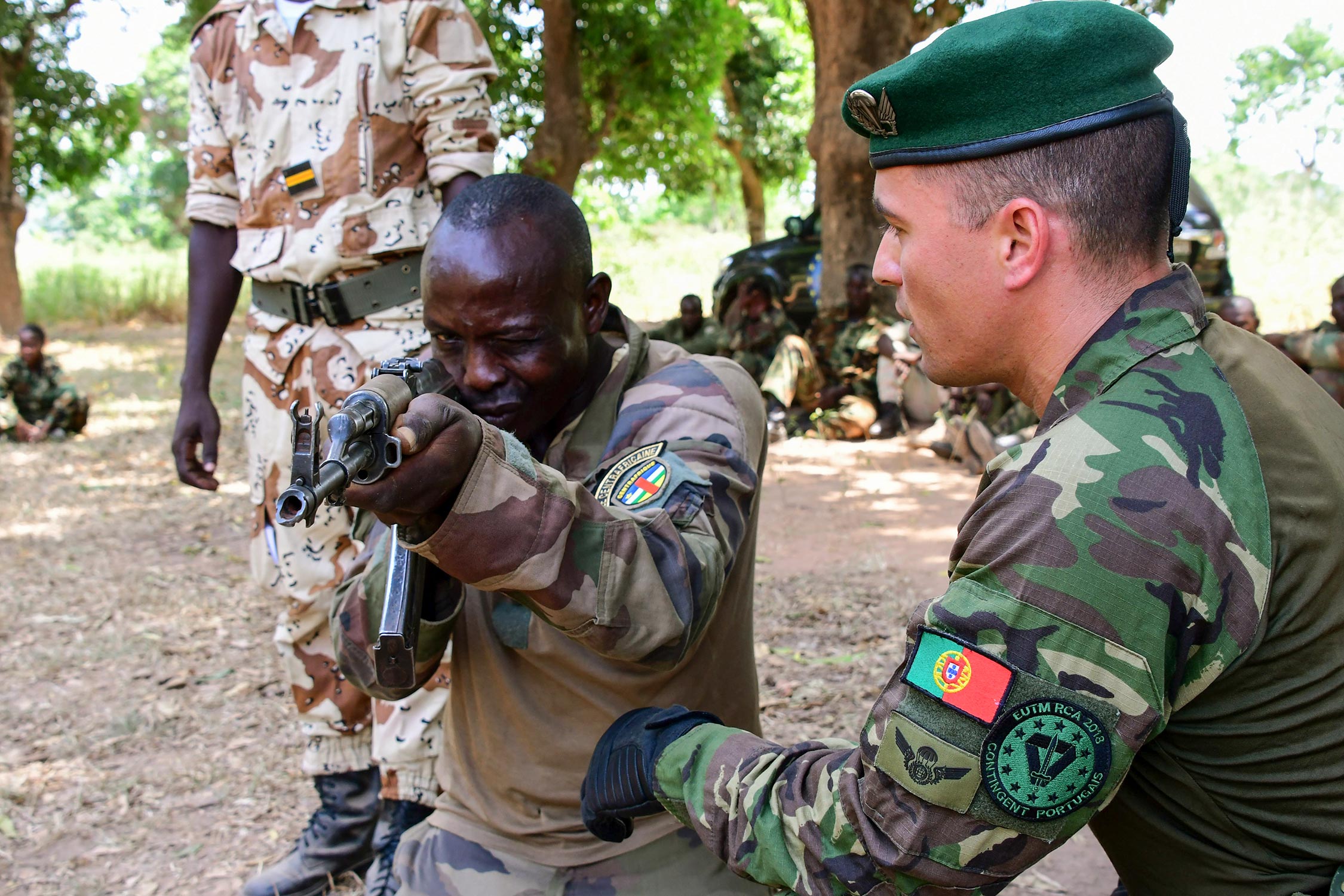 Portugal paratrooper EUTM-RCA