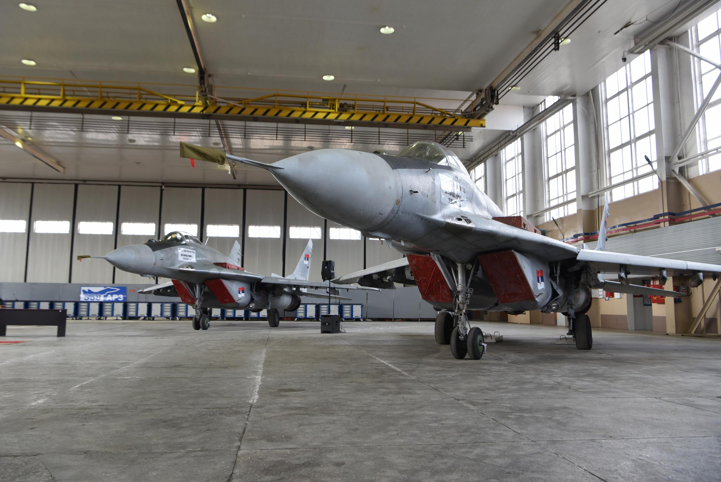 Serbia MiG-29 jets donated by Belarus