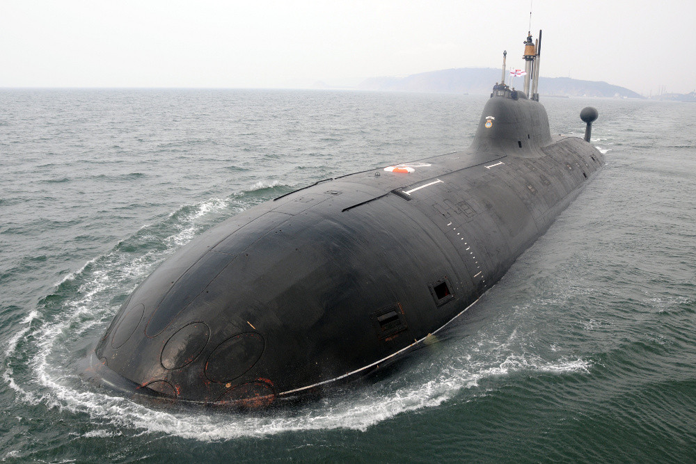 Akula-Class nuclear attack submarine INS Chakra
