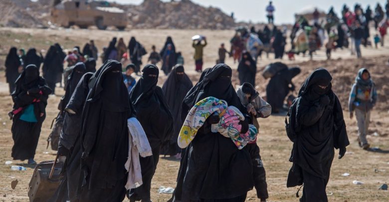 Thousands of civilians fled Baghuz as the SDF closed in on the last ISIS redoubt in Syria