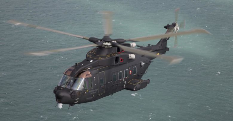 Leonardo AW101 multirole helicopter