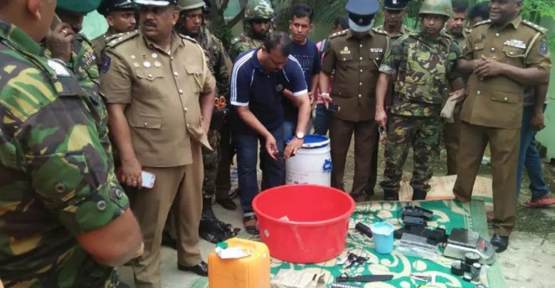 Sri Lanka police find bomb-making materials in Nindavur