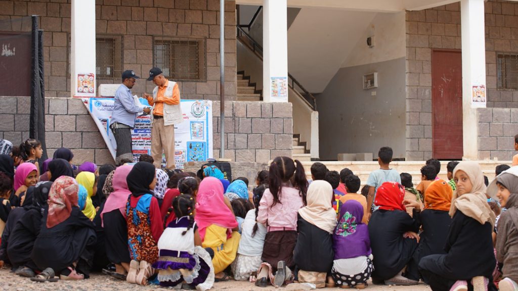 UNICEF mine awareness in Yemen