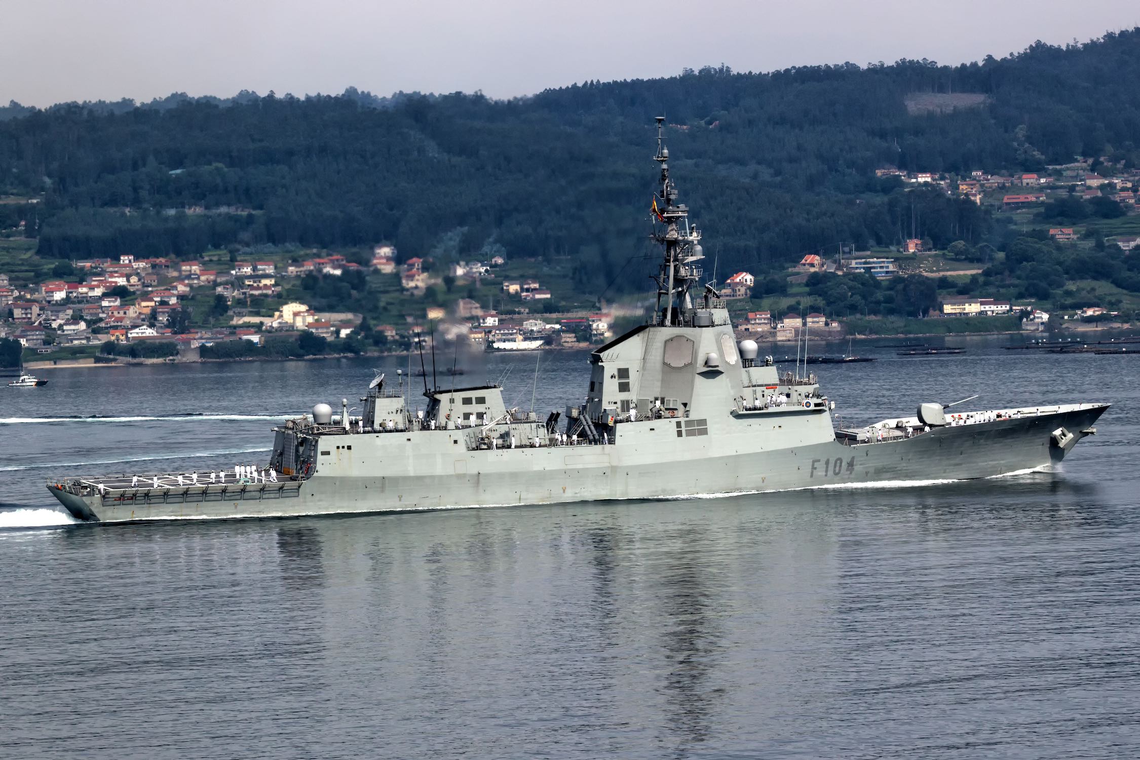 Spanish frigate Mendez Nunez