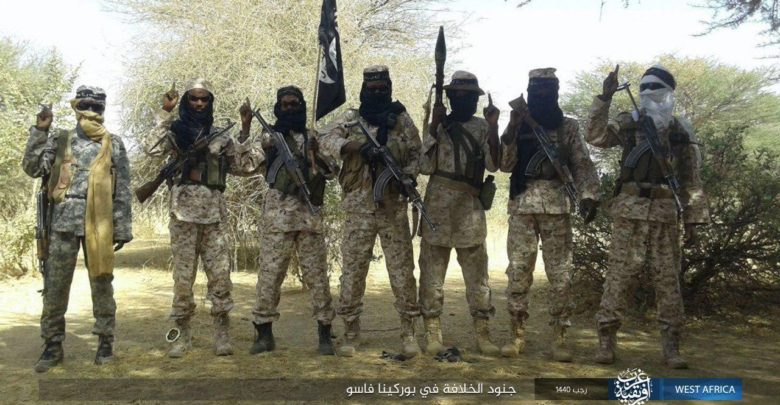 ISIS fighters in Burkina Faso
