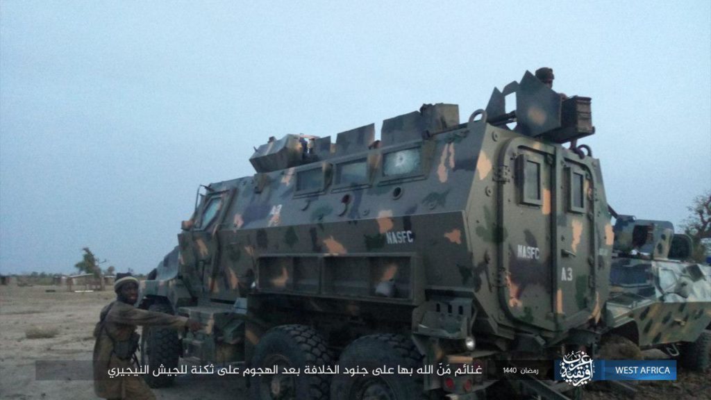 Nigerian BAE Caiman MRAP and Oktokar Cobra captured by ISWAP
