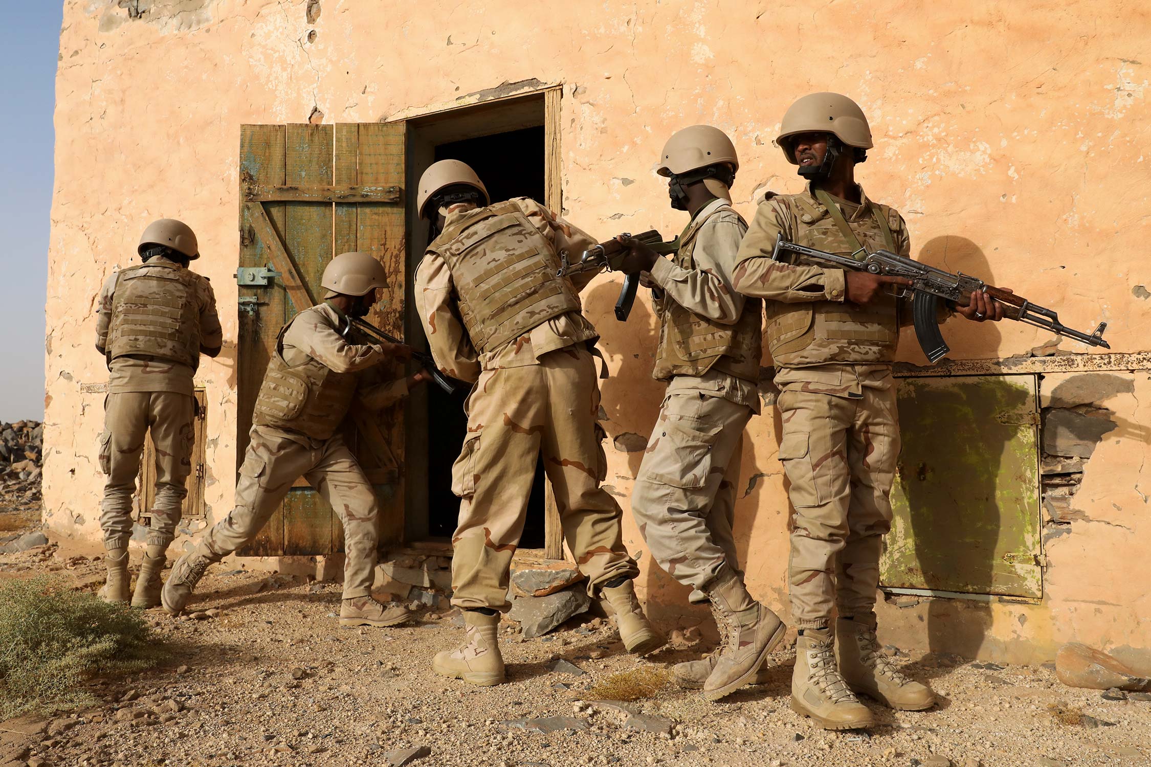 Mauritania soldiers