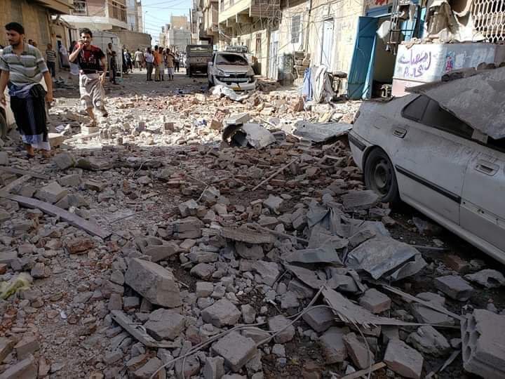 Saudi airstrikes on the Yemen capital Sana'a
