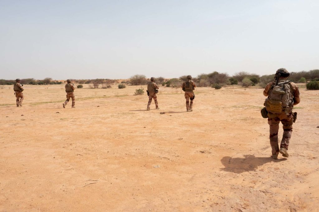 French soldiers on Operation Aconit